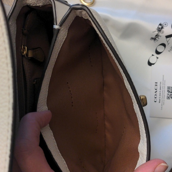 COACH Cassie Crossbody Bag 19 White - Picture 13 of 16